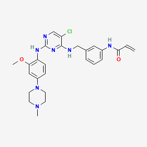 molecular formula C26H30ClN7O2 B608166 Jak3-IN-1 