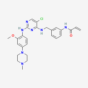 molecular formula C26H30ClN7O2 B608166 Jak3-IN-1 CAS No. 1805787-93-2