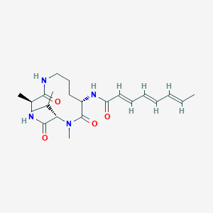 molecular formula C22H34N4O4 B608171 JBIR-15 CAS No. 1198588-57-6