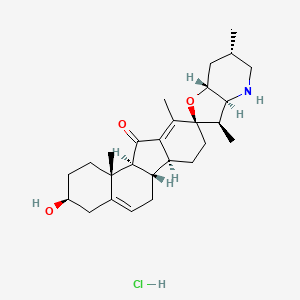 molecular formula C27H40ClNO3 B608181 盐酸捷尔文 CAS No. 60326-37-6