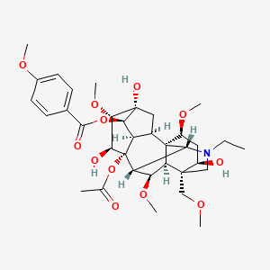 molecular formula C35H49NO12 B608182 Jesaconitine CAS No. 16298-90-1