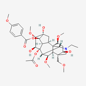molecular formula C35H49NO12 B608182 Diesaconitine CAS No. 16298-90-1