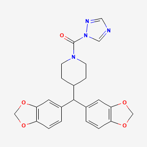 molecular formula C23H22N4O5 B608197 JJKK 048 CAS No. 1515855-97-6