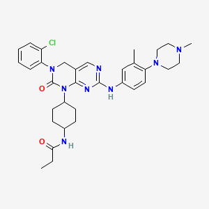 molecular formula C33H41ClN8O2 B608205 JND3229 