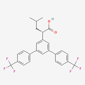 molecular formula C26H22F6O2 B608219 (R)-JNJ-40418677 CAS No. 1146594-87-7