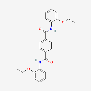 molecular formula C24H24N2O4 B6082203 N1,N4-BIS(2-ETHOXYPHENYL)BENZENE-1,4-DICARBOXAMIDE 