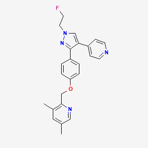 molecular formula C24H23FN4O B608224 JNJ-42259152 CAS No. 1301167-87-2