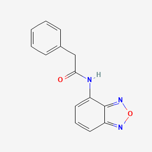 molecular formula C14H11N3O2 B6082358 N-(2,1,3-benzoxadiazol-4-yl)-2-phenylacetamide 