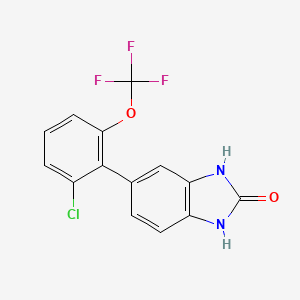 molecular formula C14H8ClF3N2O2 B608237 JNJ-55511118 