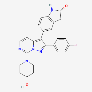 molecular formula C25H22FN5O2 B608239 JNJ-61432059 CAS No. 2035814-50-5
