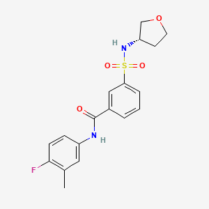 molecular formula C18H19FN2O4S B608240 JNJ-632 