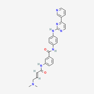molecular formula C28H27N7O2 B608244 Jnk-IN-7 
