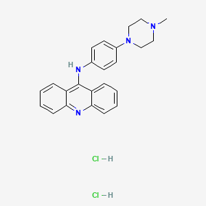 molecular formula C24H26Cl2N4 B608248 JP1302 dihydrochloride CAS No. 1259314-65-2