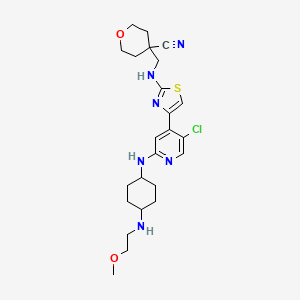 molecular formula C24H33ClN6O2S B608255 JSH-150 