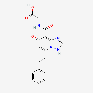 molecular formula C17H17ClN4O4 B608261 Enarodustat CAS No. 1262131-60-1