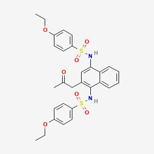 N,N'-[2-(2-Oxopropyl)naphthalene-1,4-Diyl]bis(4-Ethoxybenzenesulfonamide)