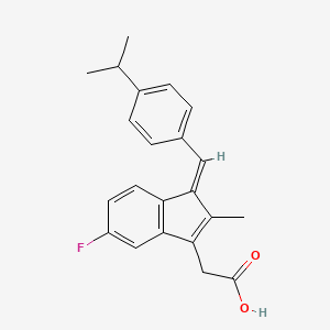 [5-Fluoro-1-(4-isopropylbenzylidene)-2-methylinden-3-yl]acetic acid