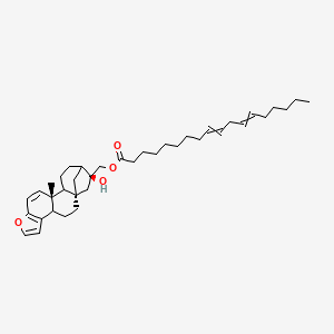 [(1S,12R,17S)-17-hydroxy-12-methyl-8-oxapentacyclo[14.2.1.01,13.04,12.05,9]nonadeca-5(9),6,10-trien-17-yl]methyl octadeca-9,12-dienoate