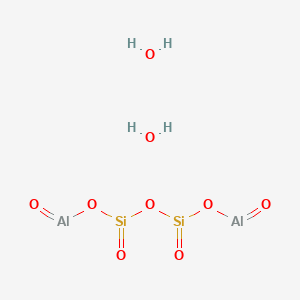 molecular formula Al2H4O9Si2 B608303 Kaolin CAS No. 1332-58-7