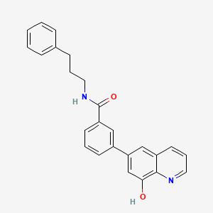 molecular formula C25H22N2O2 B608316 NCGC00244536 