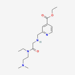 Ethyl 2-(((2-((2-(dimethylamino)ethyl)(ethyl)amino)-2-oxoethyl)amino)methyl)isonicotinate