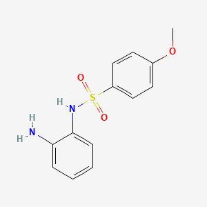 molecular formula C13H14N2O3S B6083232 N-(2-aminophenyl)-4-methoxybenzenesulfonamide 