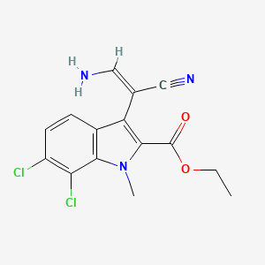 molecular formula C15H13Cl2N3O2 B608335 KH-CB20 