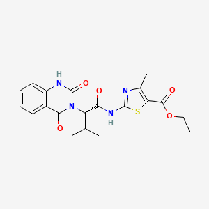 molecular formula C20H22N4O5S B608343 Kif15-IN-1 