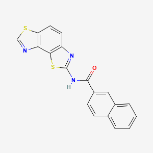molecular formula C19H11N3OS2 B608346 KIN1148 