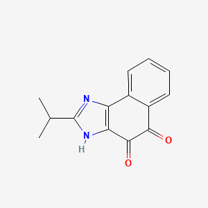 2-isopropyl-3H-naphtho[1,2-d]imidazole-4,5-dione