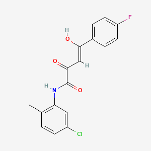 molecular formula C17H13ClFNO3 B608356 SEC inhibitor KL-2 