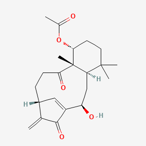 molecular formula C22H30O5 B608365 Kongensin A 