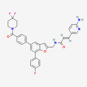 molecular formula C35H29F3N4O3 B608371 Padnarsertib CAS No. 1643913-93-2