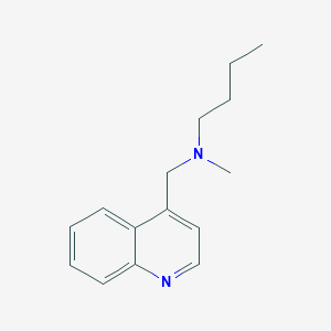 molecular formula C15H20N2 B6083716 N-methyl-N-(quinolin-4-ylmethyl)butan-1-amine 