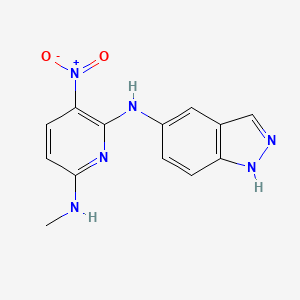 molecular formula C13H12N6O2 B608381 Kribb11 CAS No. 342639-96-7