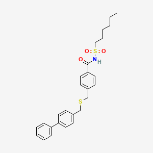 molecular formula C27H31NO3S2 B608404 KY-226 CAS No. 1621673-53-7