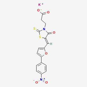 molecular formula C17H11KN2O6S2 B608405 KYA1797K 