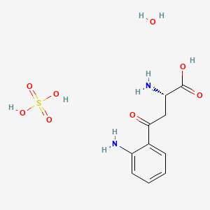 molecular formula C10H16N2O8S B608406 Kynurenine sulfate monohydrate CAS No. 5965-60-6