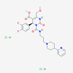 molecular formula C28H35Cl2F2N5O5 B608432 L-771688 (hydrochloride) CAS No. 200051-19-0