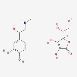 molecular formula C15H21NO9 B608438 l-Adrenalin ascorbinate CAS No. 134-17-8