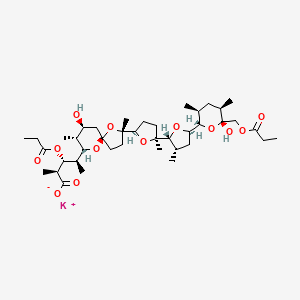 molecular formula C40H65KO13 B608441 Laidlomycin Propionate Potassium CAS No. 84799-02-0