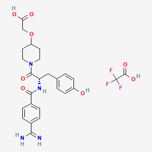 molecular formula C26H29F3N4O8 B608442 Lamifiban trifluoroacetate CAS No. 144412-50-0