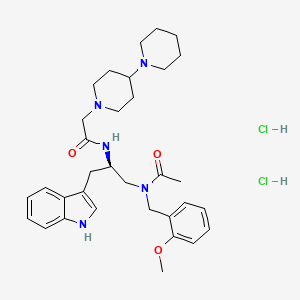 molecular formula C33H47Cl2N5O3 B608449 Lanepitant dihydrochloride CAS No. 170508-05-1