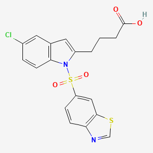 molecular formula C19H15ClN2O4S2 B608451 Lanifibranor CAS No. 927961-18-0