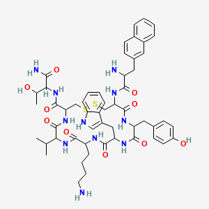 molecular formula C54H69N11O10S2 B608460 兰瑞肽醋酸盐 CAS No. 127984-74-1