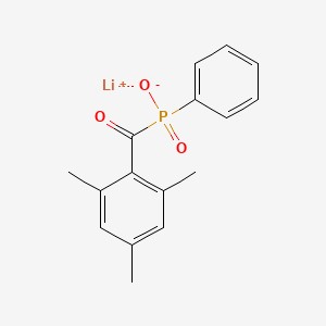 molecular formula C16H16LiO3P B608461 Lithium Phenyl(2,4,6-trimethylbenzoyl)phosphinate CAS No. 85073-19-4