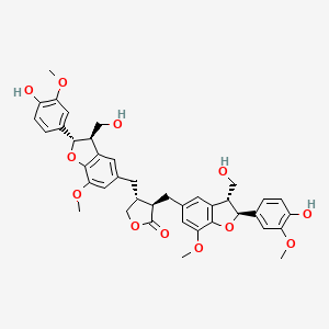 molecular formula C40H42O12 B608464 Lappaol F CAS No. 69394-17-8