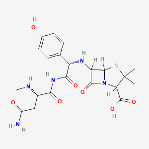 molecular formula C21H33N5O10S B608477 L-Aspoxicillin trihydrate CAS No. 63358-51-0