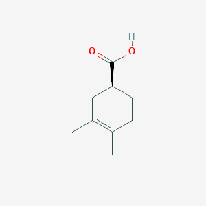 molecular formula C9H14O2 B060848 (1S)-3,4-Dimethylcyclohex-3-ene-1-carboxylic acid CAS No. 159910-03-9