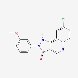 molecular formula C17H12ClN3O2 B608482 LAU159 CAS No. 2055050-87-6